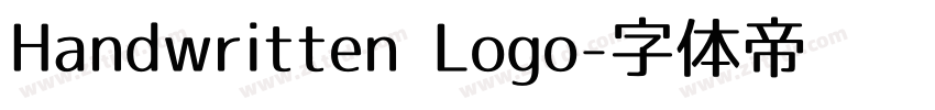 Handwritten Logo字体转换